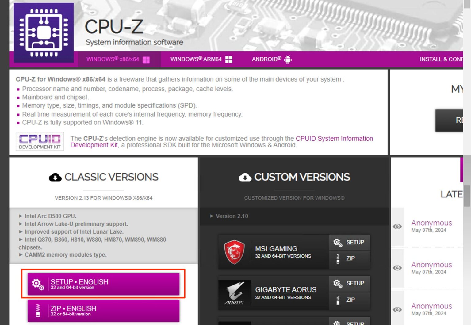 Cpuid Software 【Windows11】CPU-Zをダウンロード・インストールする方法 - Steganom