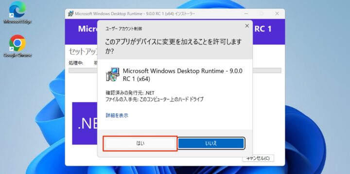 dot net 9 install