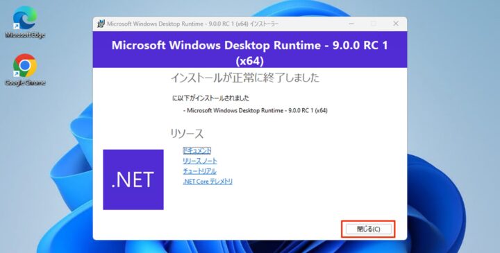 runtime dot net 9